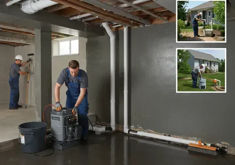 Basement Waterproofing and Flood Prevention process in Ball, LA